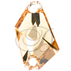 SWAROVSKI 3267 De-Art Sew On Rhinestones 23x13 Light Colorado Topaz